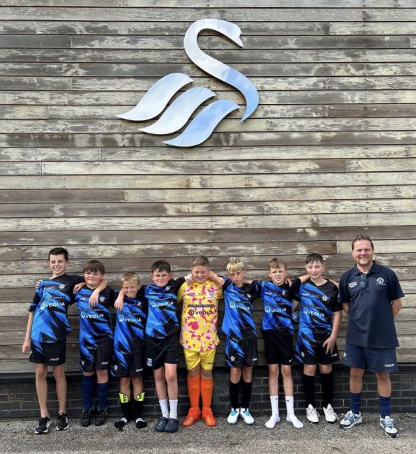 County youngsters visit Swansea City